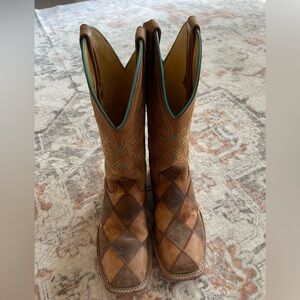 Anderson Bean Horse Power Crazy Train Patchwork Kids Boot